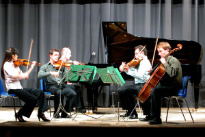 Dvorák quintet rehearsal - Teatro degli Astrusi 2007